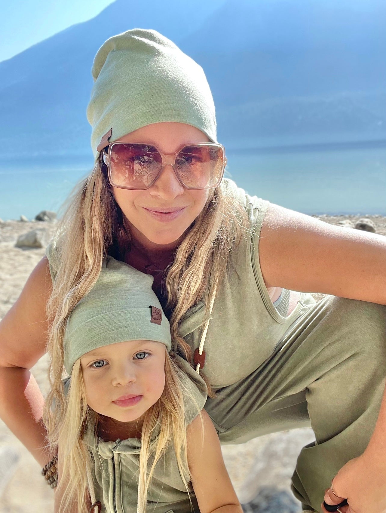 -SOLD OUT- 100% MERINO TOQUE/BEENIE - GLACIER LAKE GREEN - ADULT -