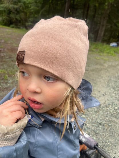 100% MERINO TOQUE/BEENIE - CHILCOTIN SANDS - KIDS